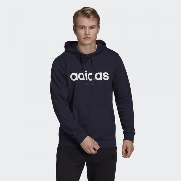 Bluza męska adidas Essentials French Terry Linear Logo Hoodie