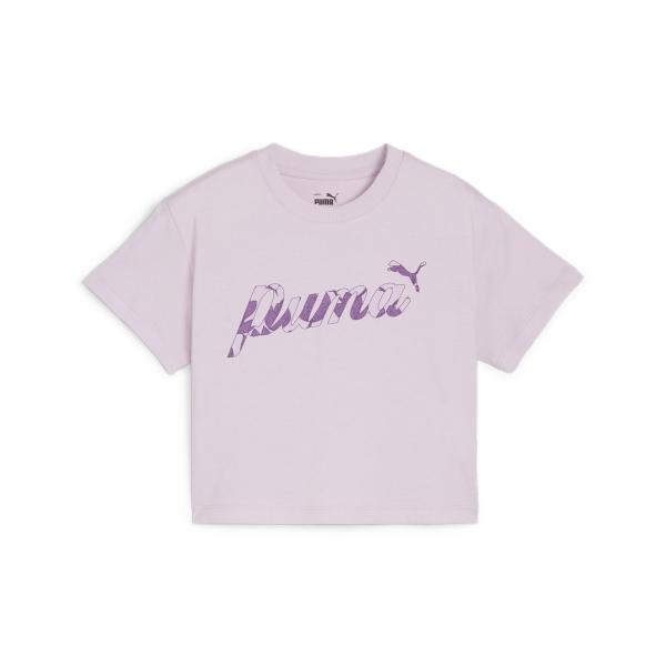Dziewczęcy crop top Puma Blossom ESS+