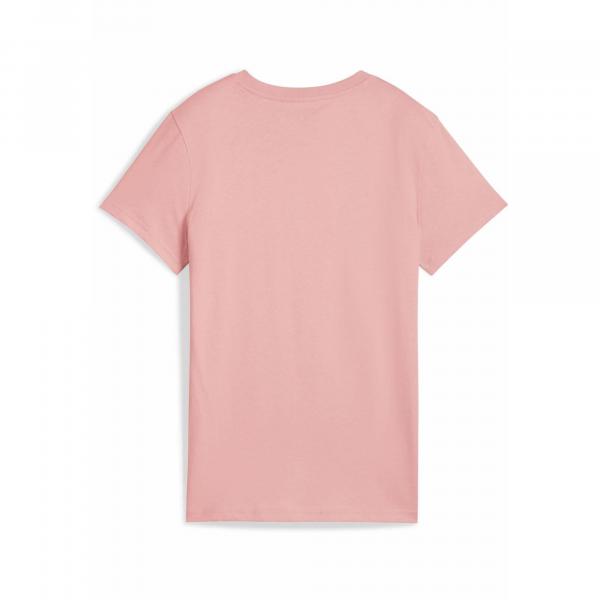 Damska koszulka z logo ESS No. 1 PUMA Pink Fruit