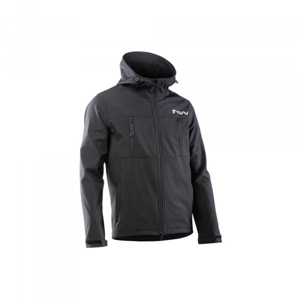 Kurtka rowerowa enduro NORTHWAVE Easy Out Softshell DWR czarny