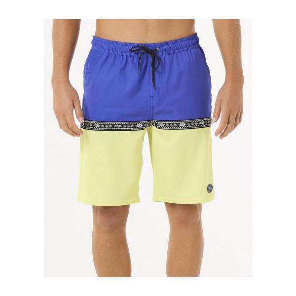 Spodenki surfingowe męskie Rip Curl Raw Energy Split Volley Niebieski