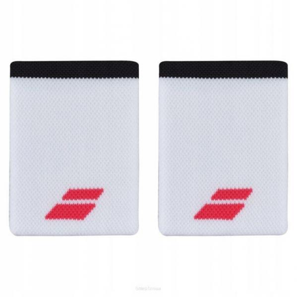Frotki tenisowe Babolat Logo Jumbo 10 cm białe/strike