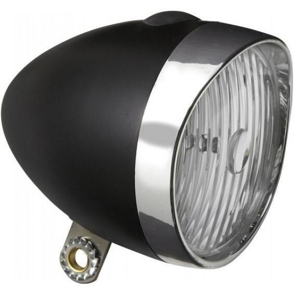 Reflektor Retro 3 X Led - Z Bateriami - Czarny/Chrom (Opakowanie Warsztatowe)