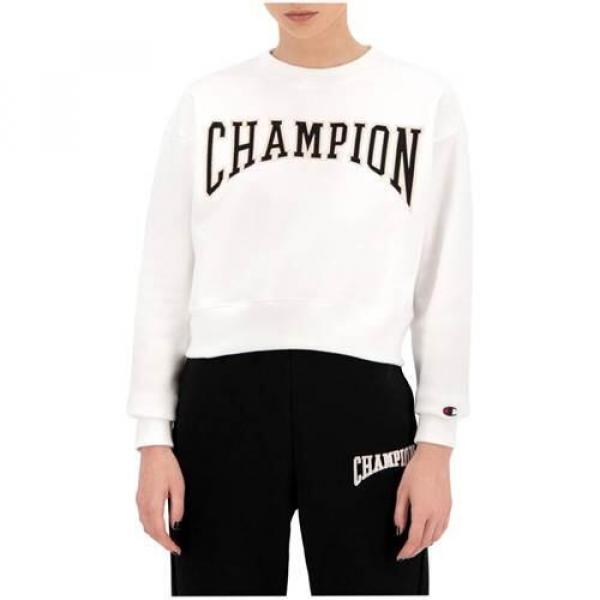 Bluza sportowa damska Champion Collegiate Logo Blend Cropped