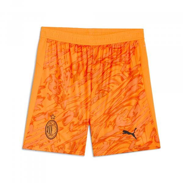 Męskie szorty bramkarskie AC Milan 25/26 PUMA Heat Fire Black Orange