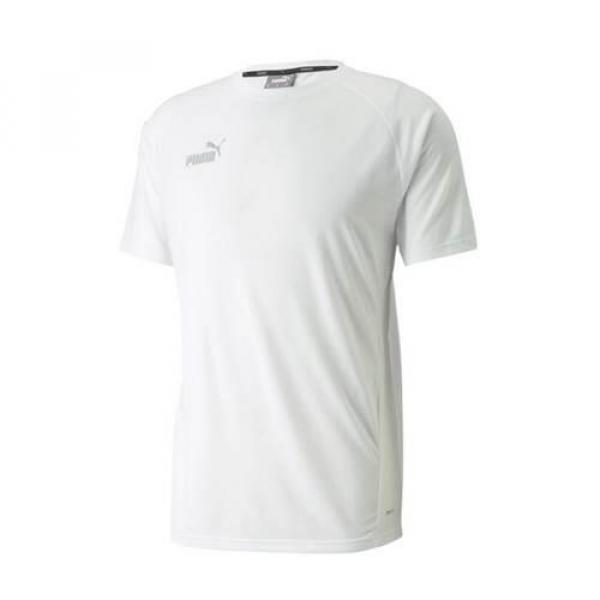 Puma męski t -shirt biały 2xl - komfort i styl