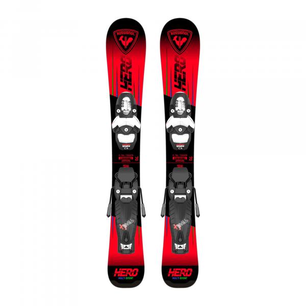 Narty zjazdowe dziecięce Rossignol Hero Pro Pre-Drilled Jr + wiązania Team 4 GW