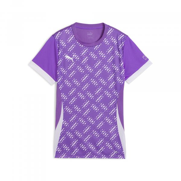 Damska koszulka do padla z grafiką INDIVIDUAL PUMA Purple Glimmer White