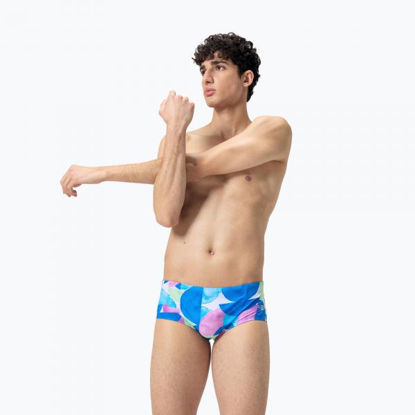 Bokserki pływackie męskie Speedo 13.5 cm Allover Training Club Brief