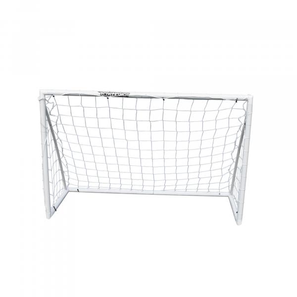 Bramka do piłki nożnej - 1,8 x 1,2 m - PVC - Biała