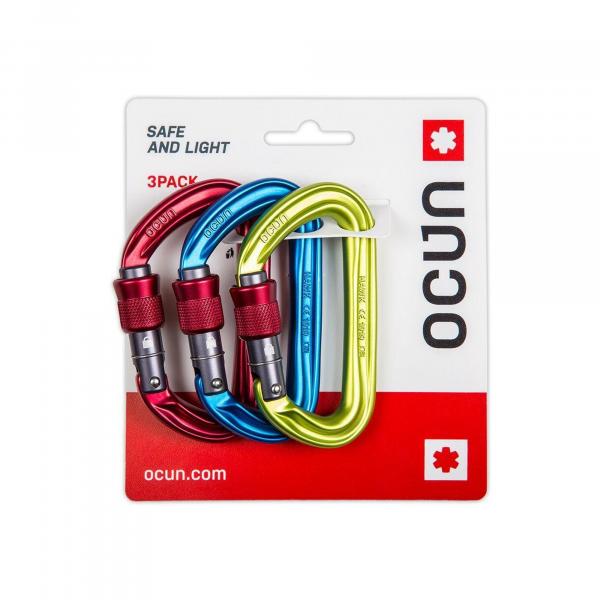 Zestaw karabinków Ocun Hawk Screw 3-pack
