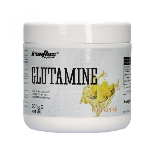 Aminokwasy Wolne Ironflex Glutamine 300g Pineapple