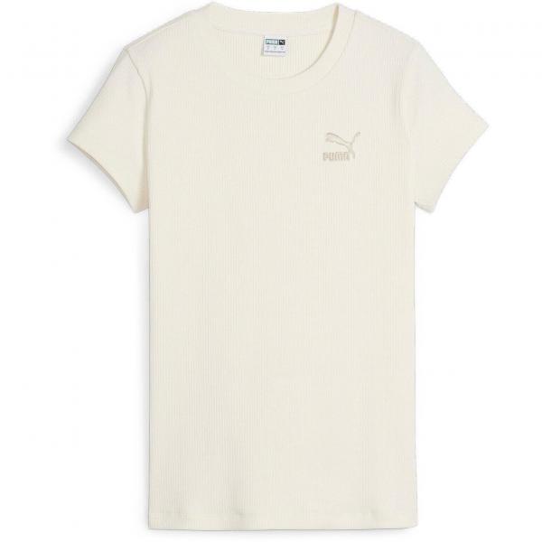 Podkoszulek Puma Classics Ribbed Slim Tee, Kobiety