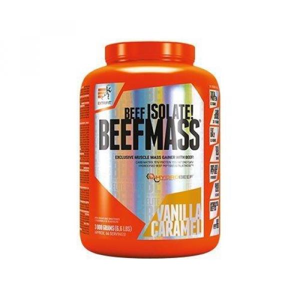 Odżywka na masę (Gainer) Extrifit Beef Mass 3000g Vanilla Carmel