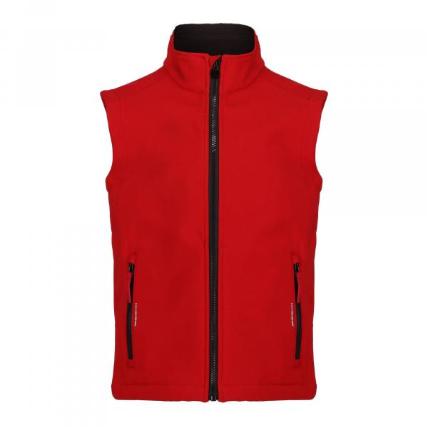 Bezrękawnik Dziecięcy Softshell Odblaskowy Materiał