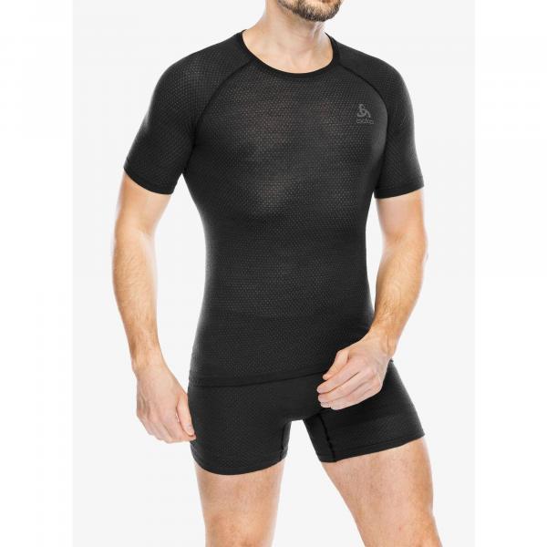 Koszulka termoaktywna męska Odlo Merino PW 140 Seamless BL Top Crew Neck SS