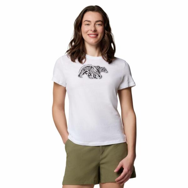 Koszulka techniczna damska Columbia Ruby Springs Graphic Fit Short Sleeve
