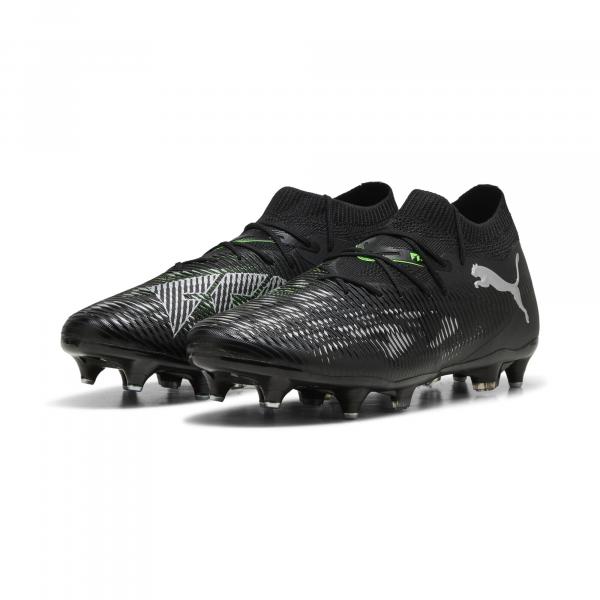 Buty piłkarskie FUTURE 8 MATCH MxSG PUMA Black Cool Light Gray Fluo Green