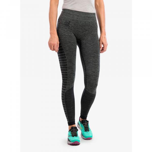 Legginsy biegowe damskie Compressport Winter Run Legging