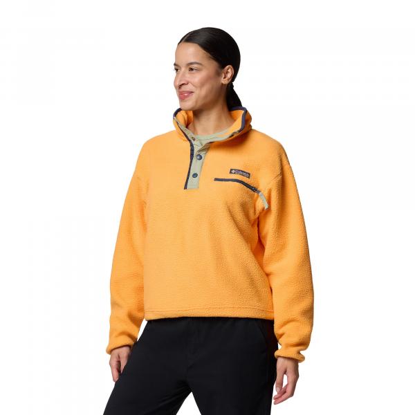 Bluza polarowa damska Columbia Helvetia II Cropped Half Snap Fleece