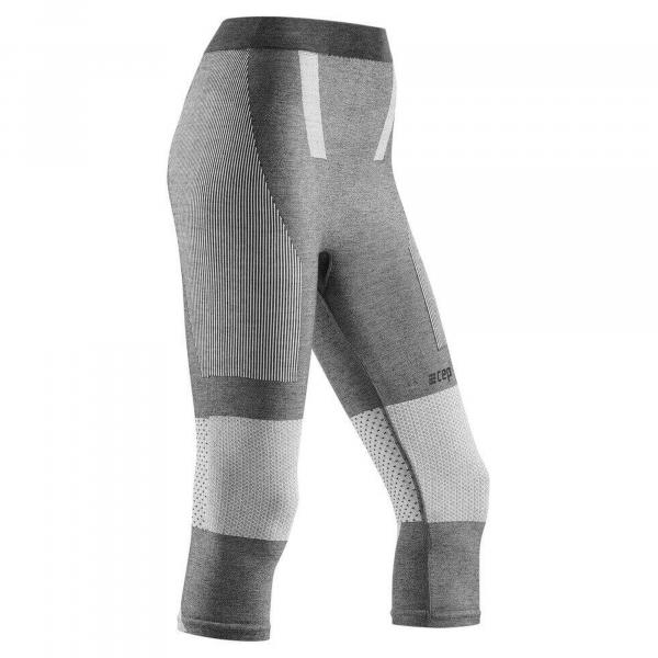 Zimowe legginsy sportowe 3/4 nogawki CEP damskie