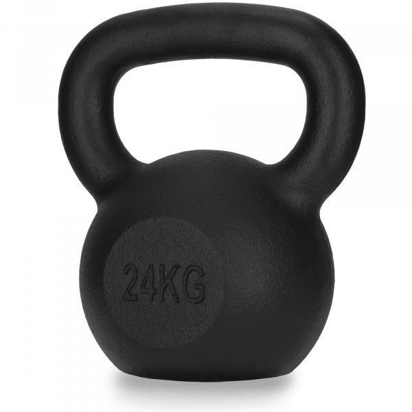 Kettlebell żeliwny 4FIZJO 24 kg