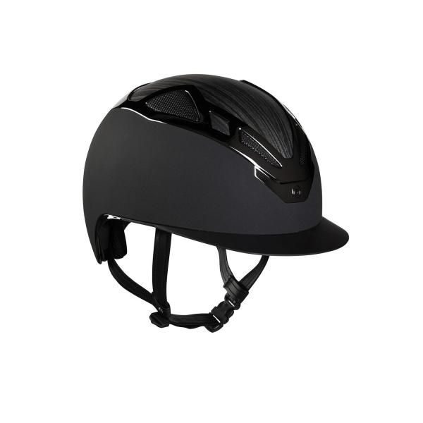 Kask drewniany apex czarny mat