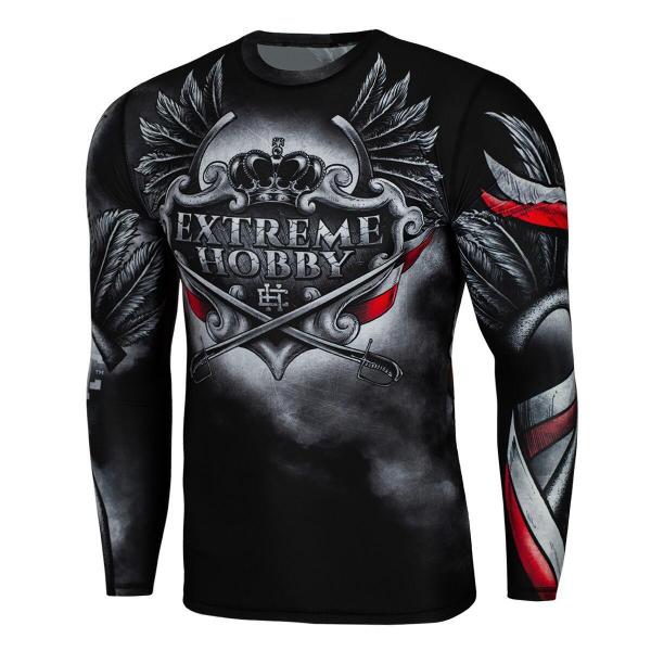 Koszulka sportowa męska Rashguard do MMA EXTREME HOBBY HUSSAR