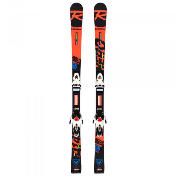 Narty gigantowe sportowe dziecięce ROSSIGNOL HERO ATHLETE GS + LOOK SPX 10