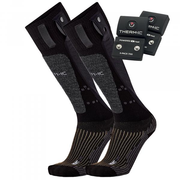 Zestaw skarpety baterii narciarski doroslych Therm-ic Set Heat Uni + S-Pack 1200