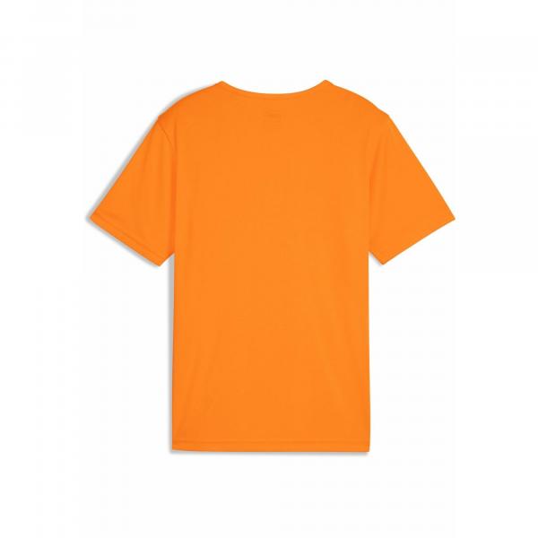 Młodzieżowa koszulka z grafiką individualFINAL PUMA Heat Fire Black Orange