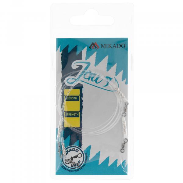 Przypon Fluorocarbonowy Mikado Jaws Medium 35Cm/12Kg - Op.2Szt