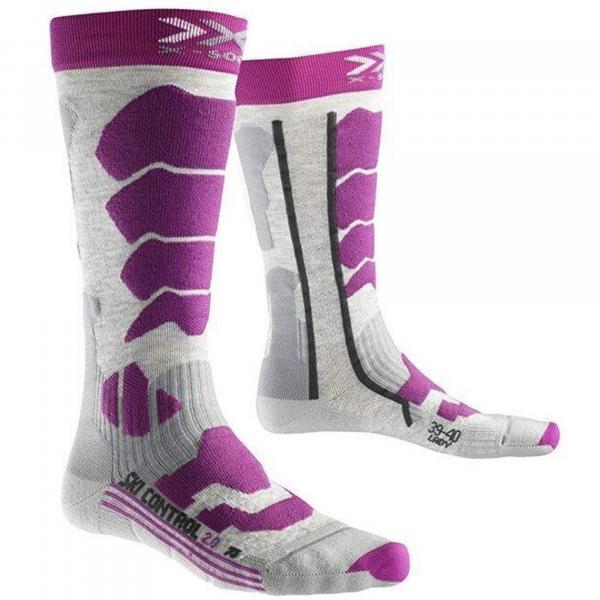 Skarpety narciarskie damskie X-Socks Ski Control 2.0 szare