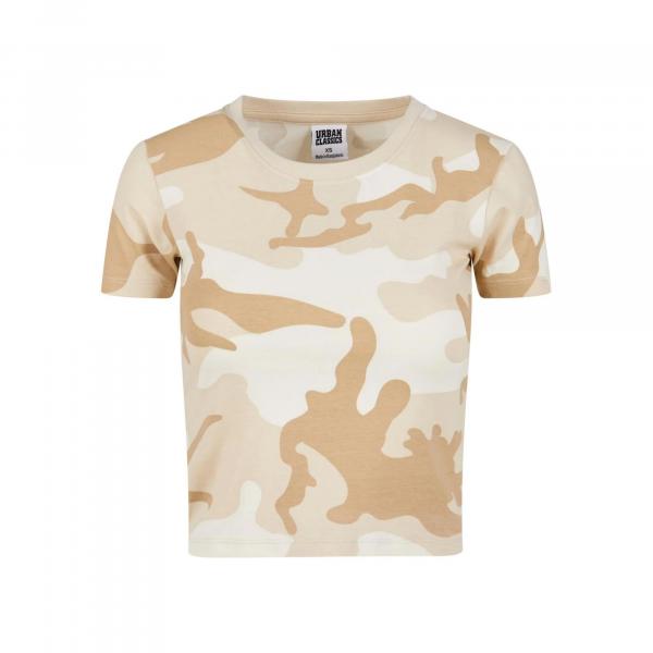 T-shirt Damski Camo Cropped