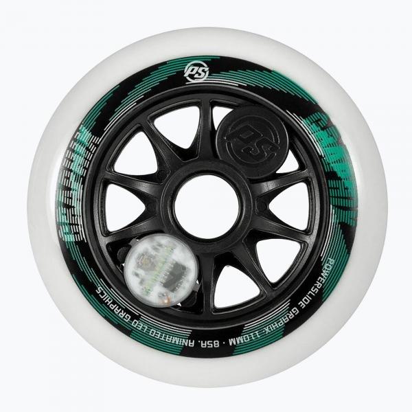 Kółka do rolek Powerslide Graphix LED Wheel 100 Right