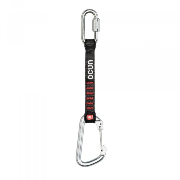 Ekspres wspinaczkowy Ocun Easy Check Set 16mm 15cm black