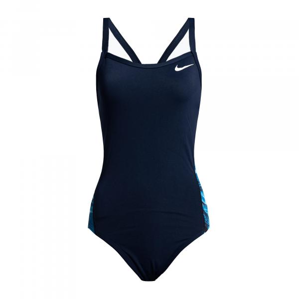 Strój pływacki jednoczęściowy damski Nike Multiple Print Racerback Splice One