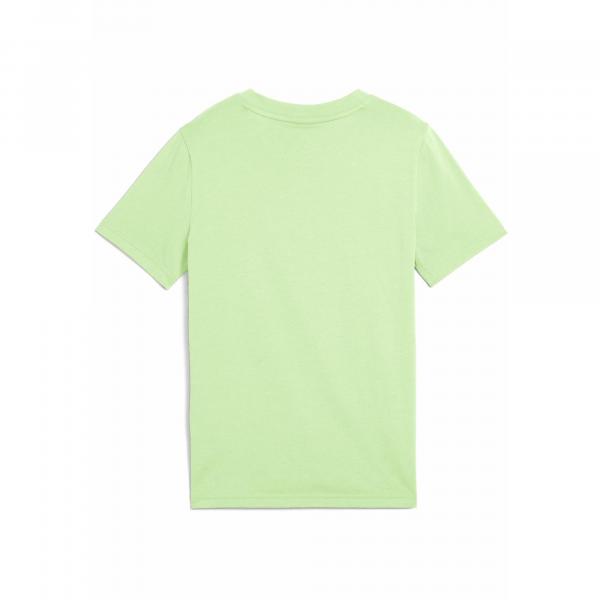 Młodzieżowa koszulka ESS z logo No. 1 PUMA Spring Fern Green