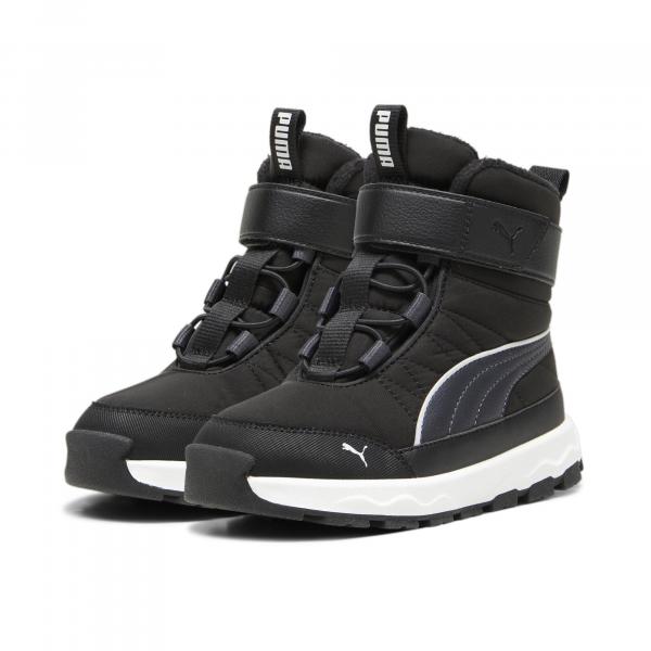 Dziecięce buty PUMA Evolve PUMA Black Strong Gray White