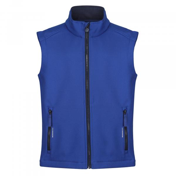 Bezrękawnik Dziecięcy Softshell Odblaskowy Materiał