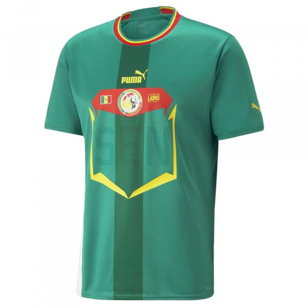 Męska replika koszulki wyjazdowej Senegalu 22/23 PUMA Pepper Green Red