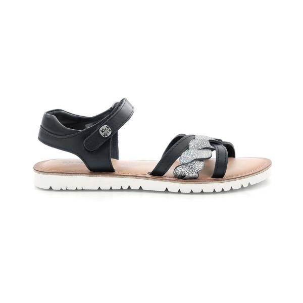 Sandały dziecięce Kickers BETTY NOIR METALLISE