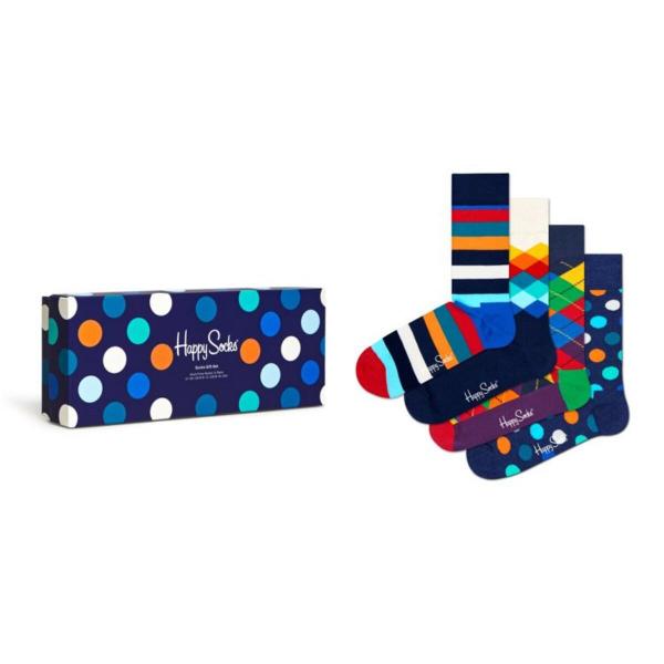 Skarpetki Happy Socks Multi-color Kolorowe Giftbox 4-pack