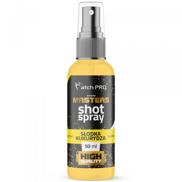 Spray Dodatek Do Przynęt Kulek Matchpro Masters Shot Słodka Kukurydza 50Ml