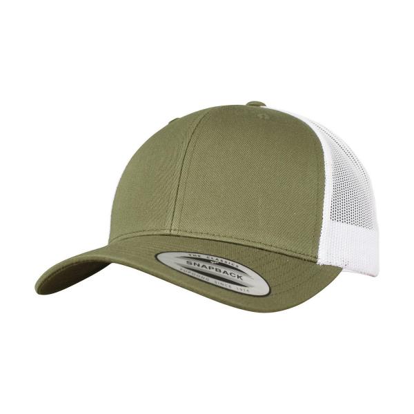 Dwukolorowa Czapka Trucker Retro