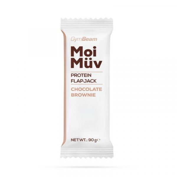 Baton białkowy MoiMüv Flapjack GymBeam 90g brownie czekoladowe