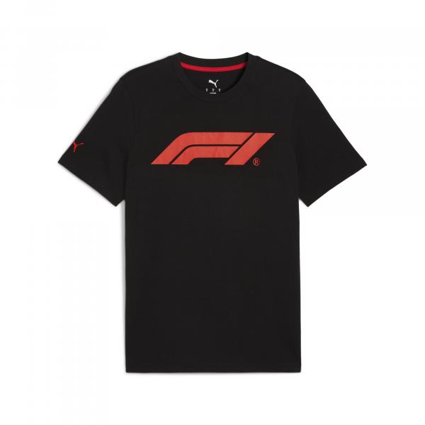 Męska koszulka F1® Essentials z logo PUMA Black