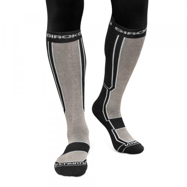 Skarpety snowboardowe z wełny Sporty zimowe Siroko Ultimate FEND Sand