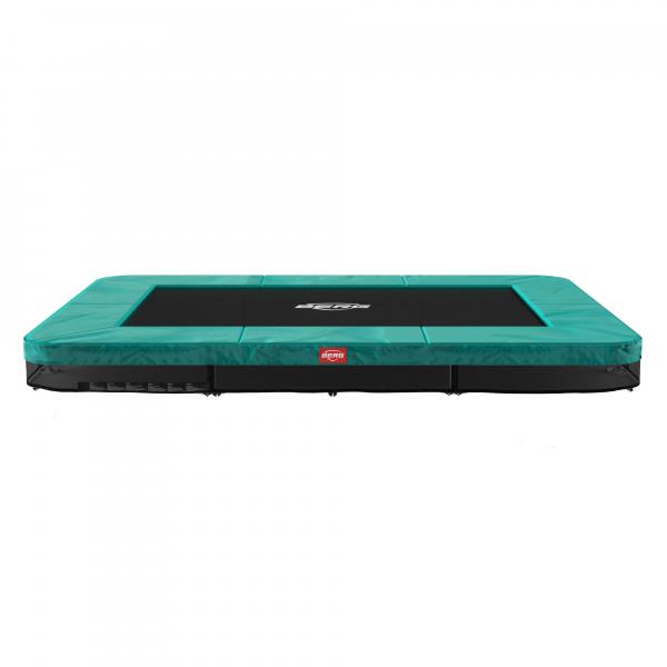 Trampolina BERG Favorit Wkopana Prostokątna 280x190 Zielona