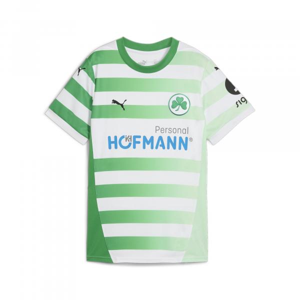 Damska koszulka domowa Greuther Fürth 24/25 PUMA White Fast Green Fresh Mint